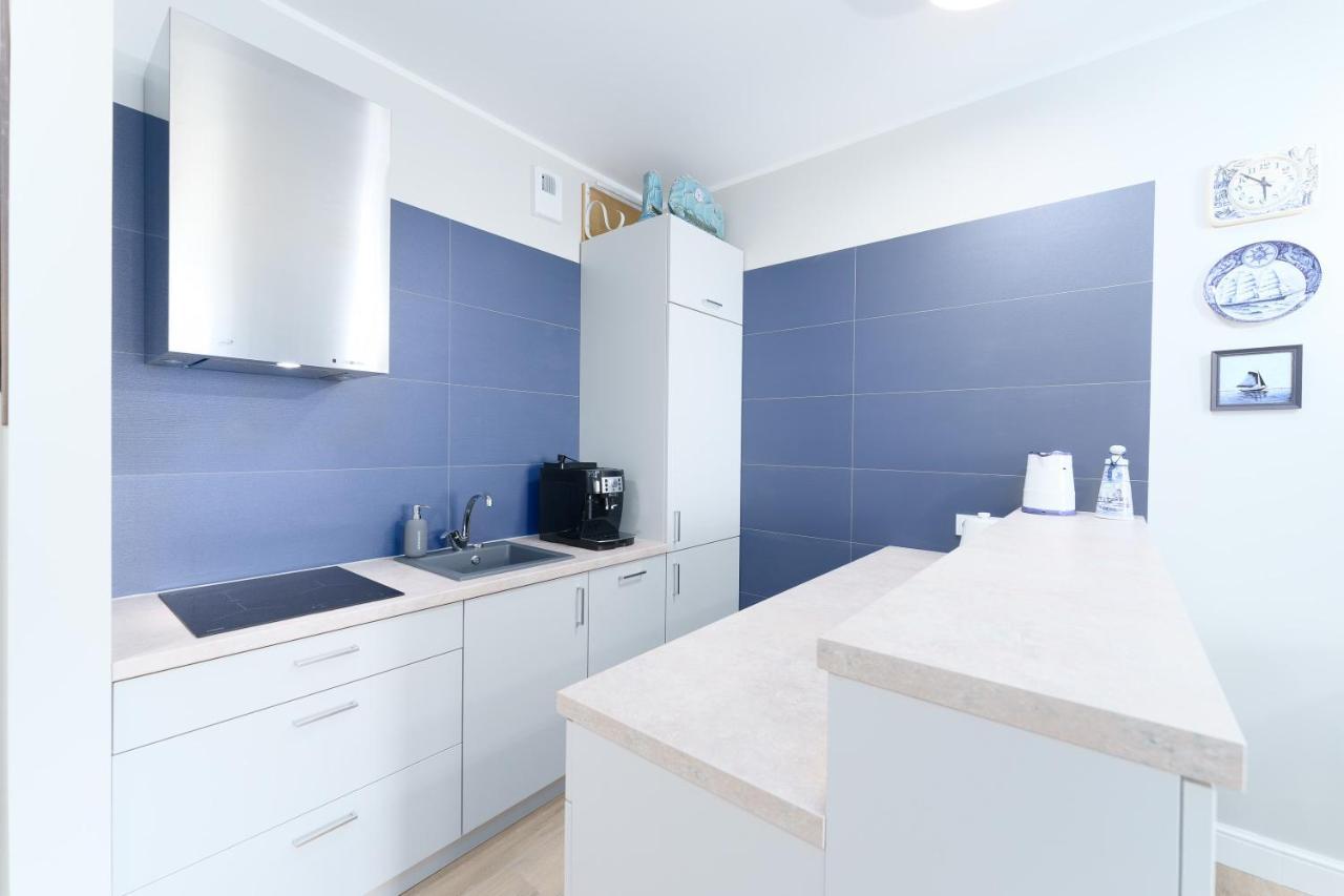 Apartament Kapitanski Z Widokiem Na Morze 4 Pietro - By Perlowa Przystan Rent Sianozety Buitenkant foto