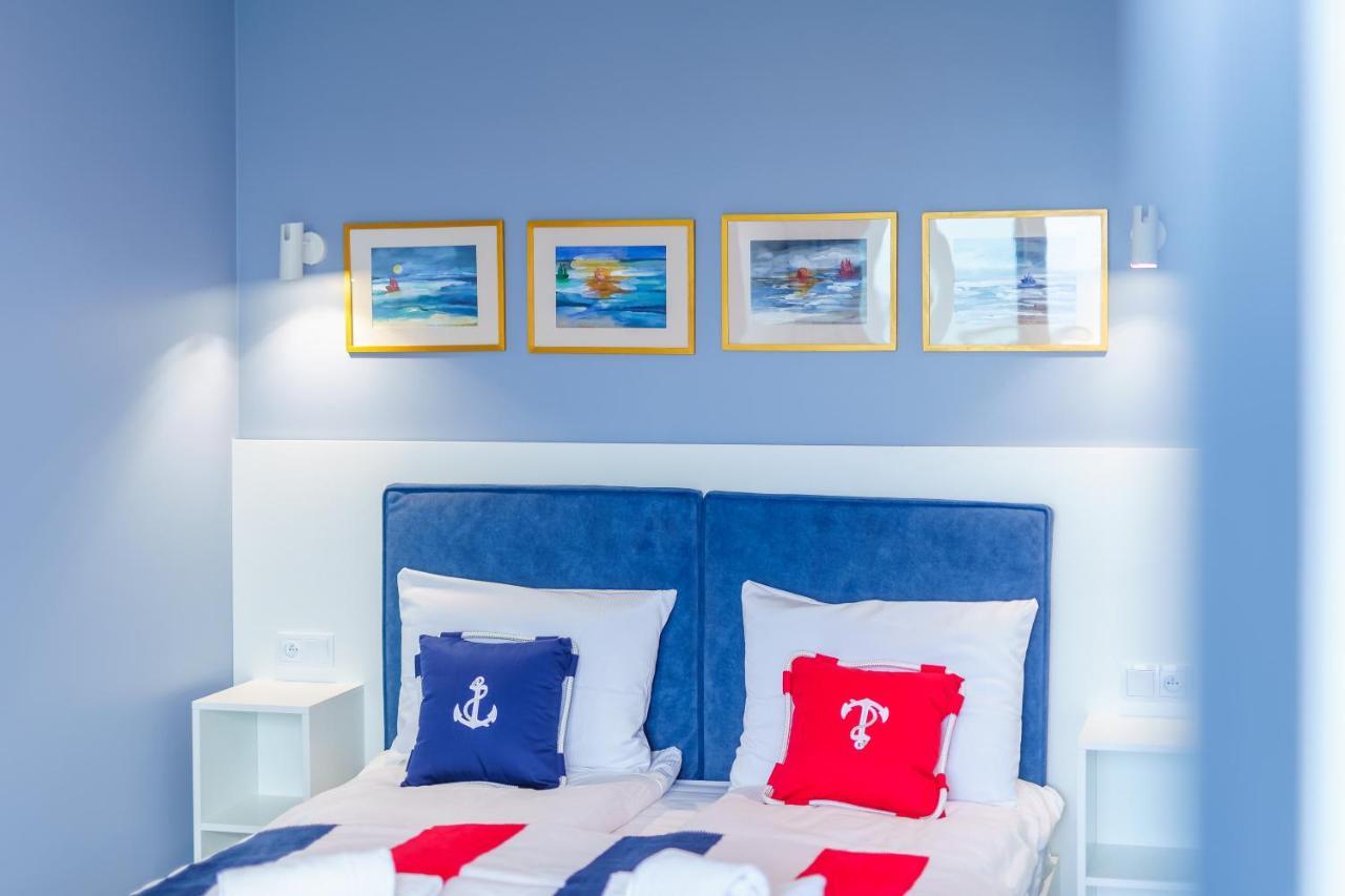 Apartament Kapitanski Z Widokiem Na Morze 4 Pietro - By Perlowa Przystan Rent Sianozety Buitenkant foto