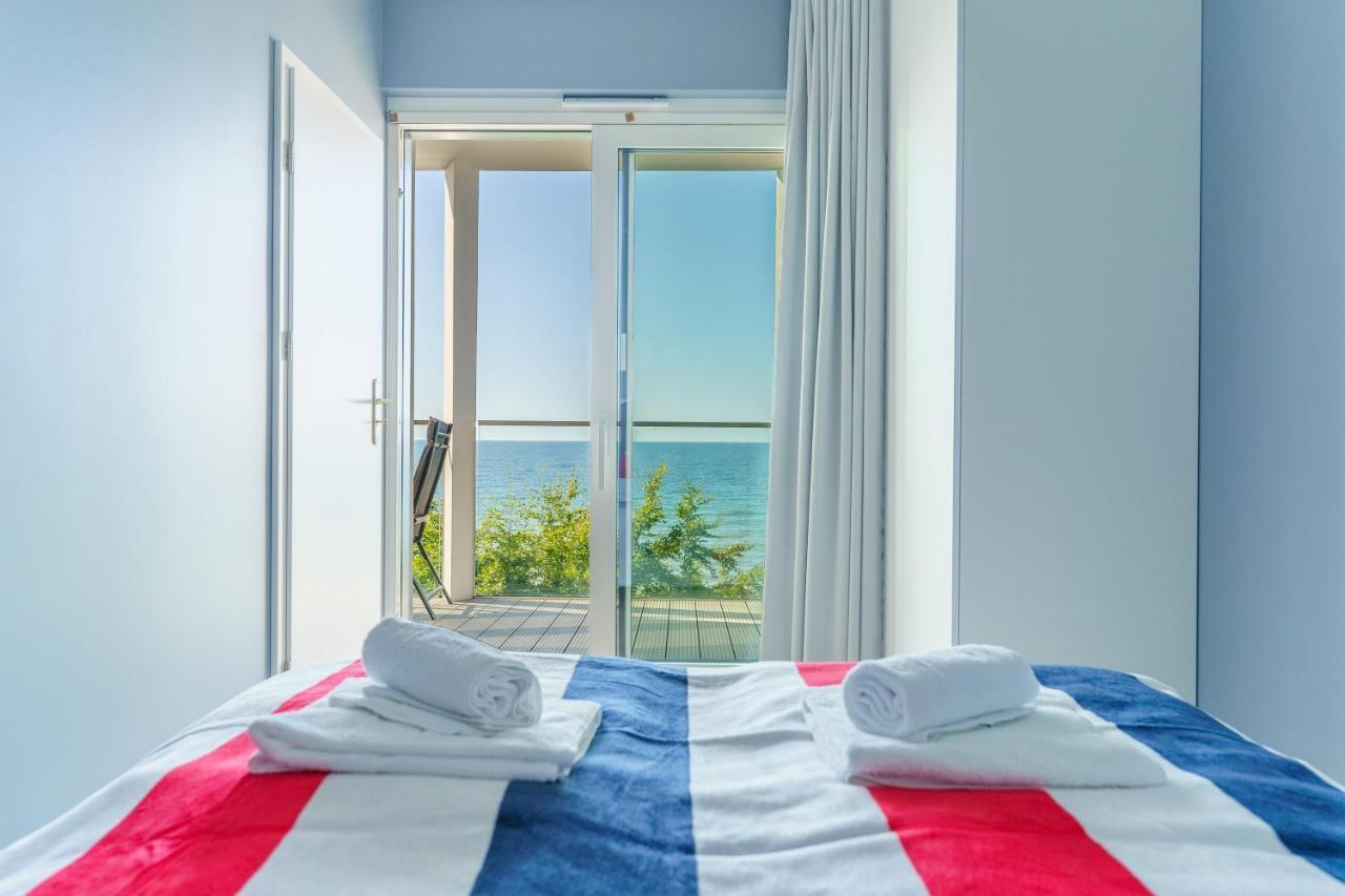 Apartament Kapitanski Z Widokiem Na Morze 4 Pietro - By Perlowa Przystan Rent Sianozety Buitenkant foto