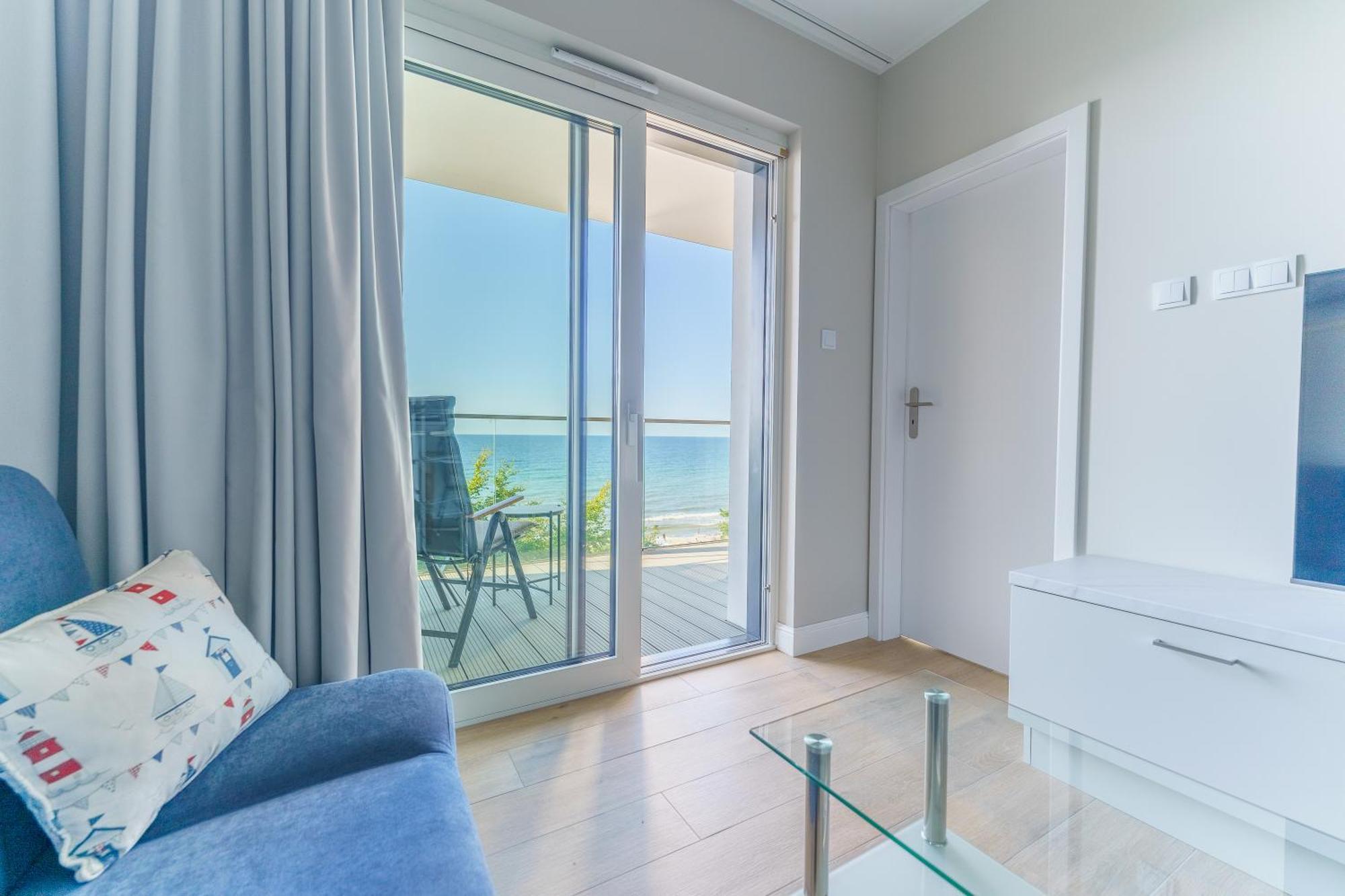 Apartament Kapitanski Z Widokiem Na Morze 4 Pietro - By Perlowa Przystan Rent Sianozety Buitenkant foto