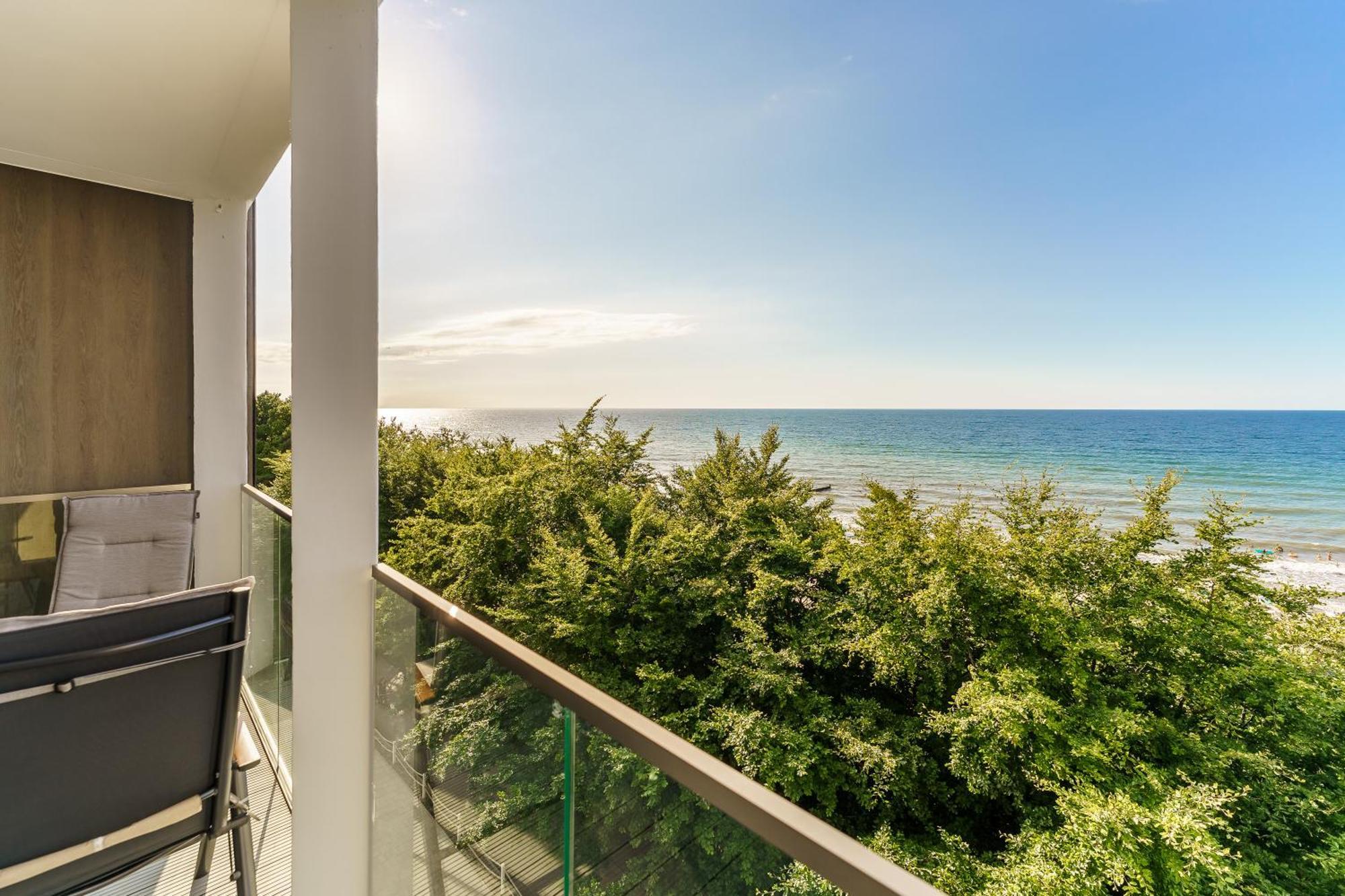 Apartament Kapitanski Z Widokiem Na Morze 4 Pietro - By Perlowa Przystan Rent Sianozety Buitenkant foto