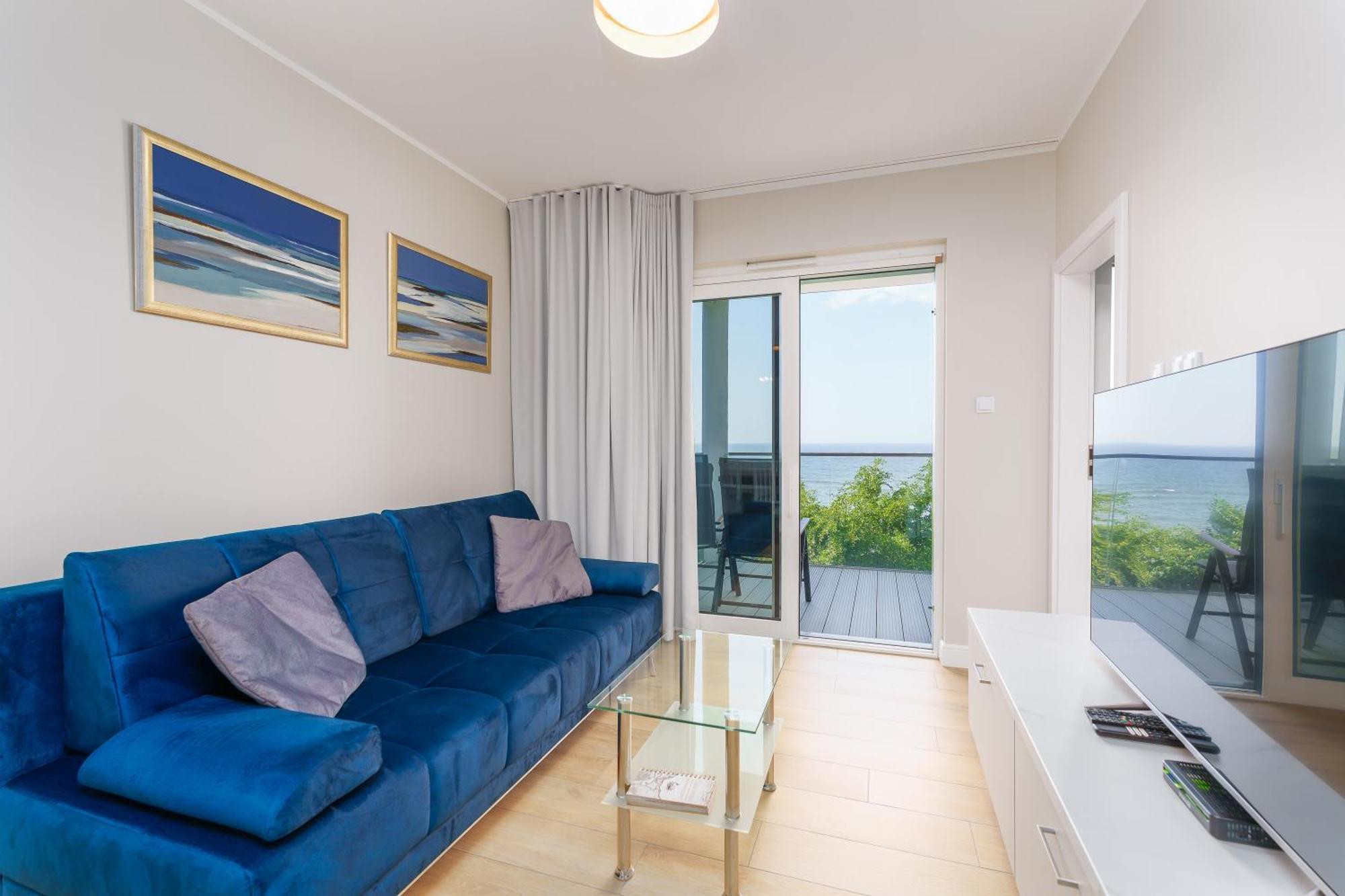 Apartament Kapitanski Z Widokiem Na Morze 4 Pietro - By Perlowa Przystan Rent Sianozety Buitenkant foto